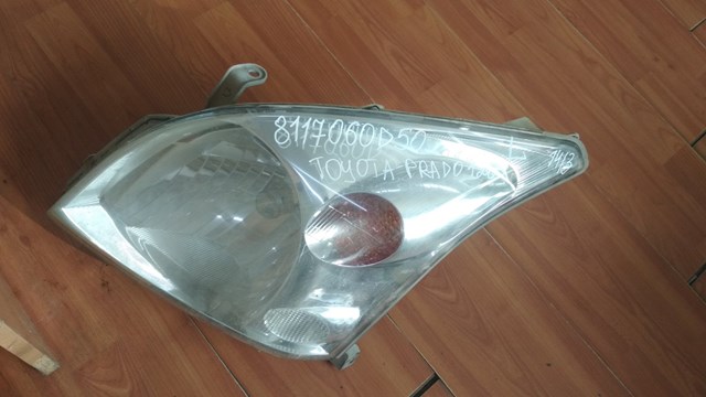 Основна фара в зборі ліва 8117060D50 TOYOTA