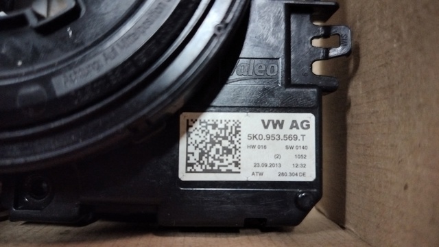 Підрульові контактна кільце 5K0953569T VAG