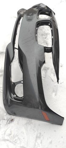 Бампер передній без отв. під парктрони bmw f30 f31 usa 2011-2015 сірий колір (кварц) без пошкоджень та ремонту пластика, знизу є потертість фарби 51117293011
