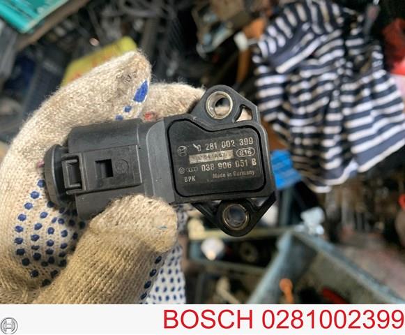 Датчик тиску наддуву (датчик нагнітання повітря в турбіну) 0281002399 BOSCH