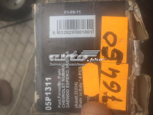 Колодки гальмівні дискові комплект 05P1311 LPR