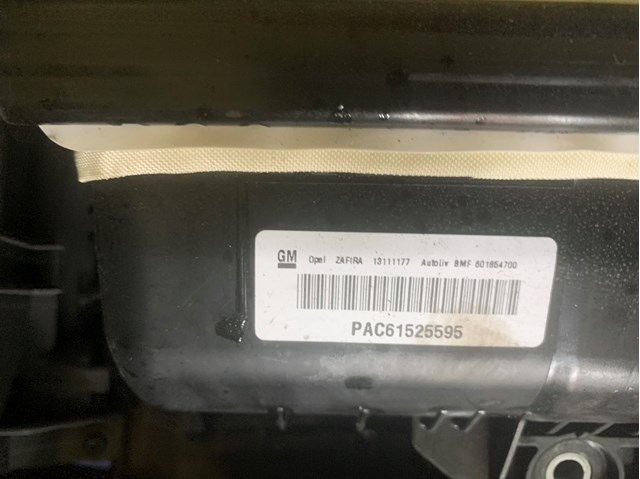 Подушка безпеки, пасажирська, AIRBAG 13111177 OPEL