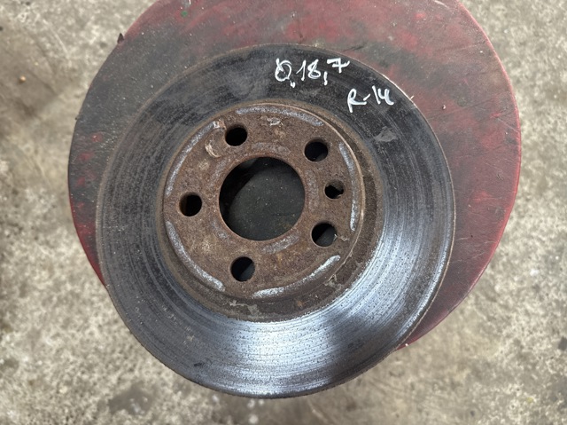 Диск переднього гальма 71738144 FIAT