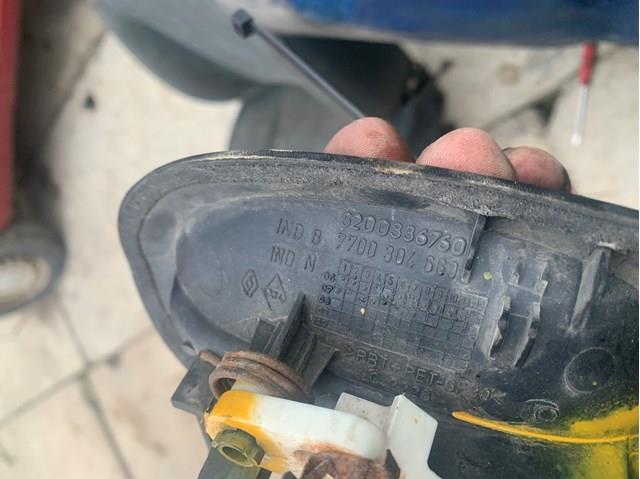 Ручка задніх (навстіж) дверей, права зовнішня 7700304669 RENAULT