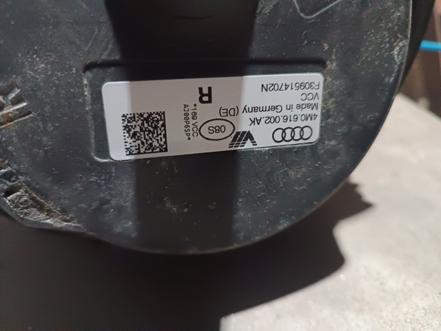 Пневмоподушка задня 4M0616002AK VAG