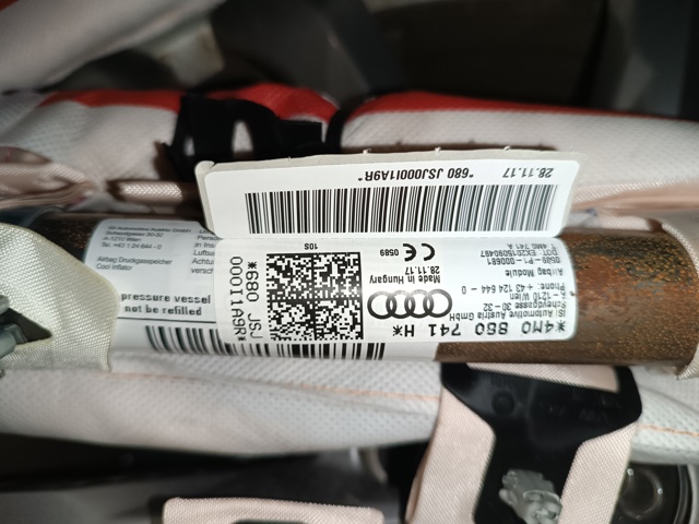 Подушка безпеки, шторка бічна, ліва, AIRBAG 4M0880741H VAG
