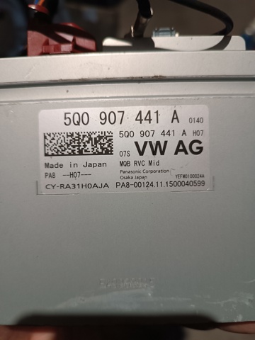 Блок управління камерою 5Q0907441A VAG