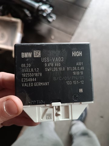Модуль (блок ЕБУ) управління парктроніком 66206997148 BMW