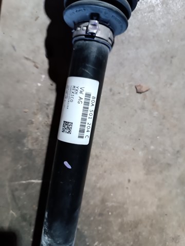 Піввісь задня, права 80A501204C VAG