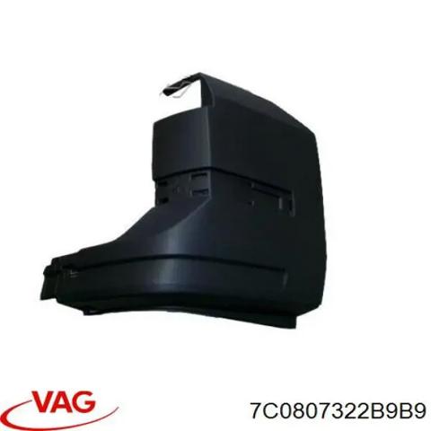 Ікло заднього бампера праве 7C0807322B9B9 VAG