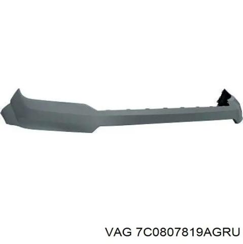Губа переднього бампера 7C0807819AGRU VAG