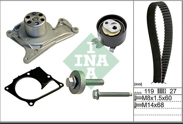 Комплект ГРМ 530060730 INA