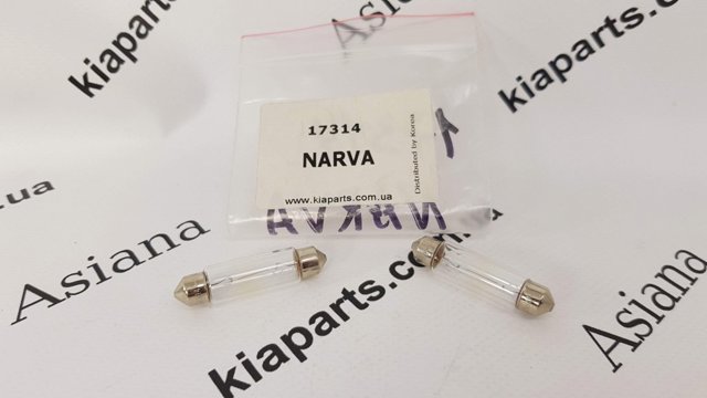 Лампочка плафону освітлення салону/кабіни 17314 NARVA