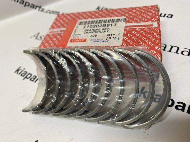 Комплект підшипників ковзання коленвалу 210202B913 BIG TORQUE