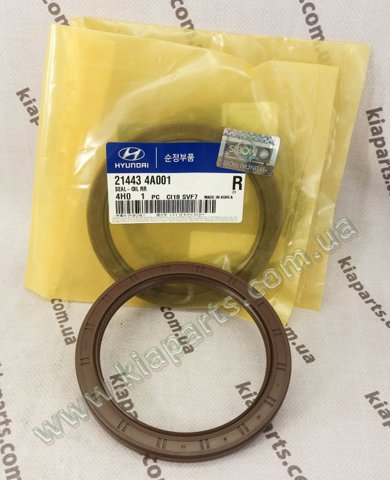 Сальник коленвала двигуна, задній 214434A001 HYUNDAI