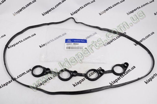 Прокладка клапанної кришки двигуна, комплект 224412B002 HYUNDAI