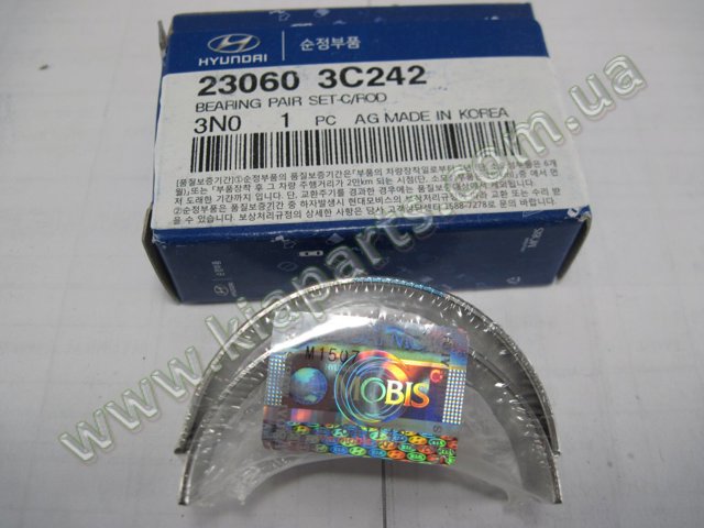 Вкладиші коленвала шатунні 230603C242 HYUNDAI