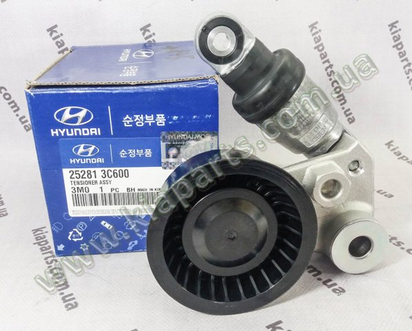 Ролик натягувача приводного ременя 252822G000 HYUNDAI
