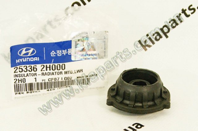 Подушка радіатора охолодження, нижня 253362H000 HYUNDAI
