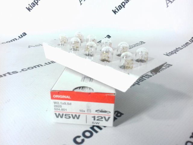 Лампочка плафону освітлення салону/кабіни 2825 OSRAM