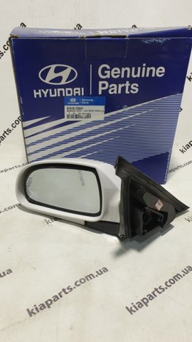 Дзеркало заднього виду, ліве 876102F201CA HYUNDAI
