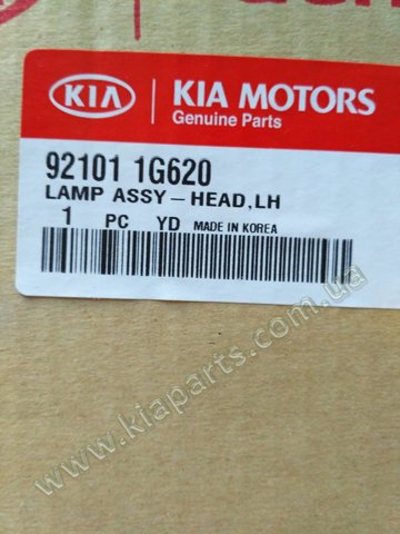 Фари 921011G620 HYUNDAI