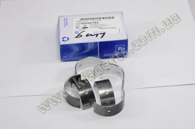 Вкладиші коленвала шатунні Шевроле Авео 1