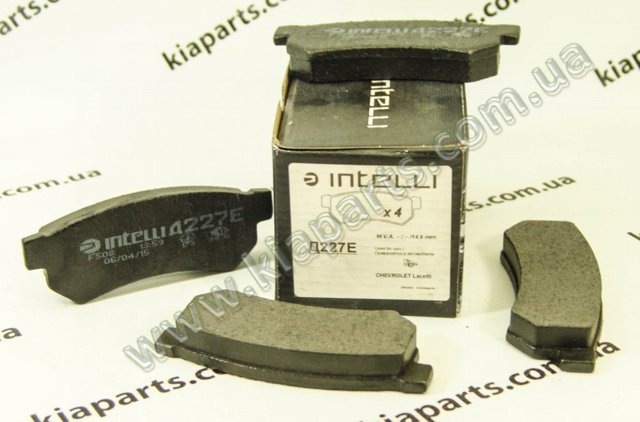 Задні дискові колодки D227E INTELLI