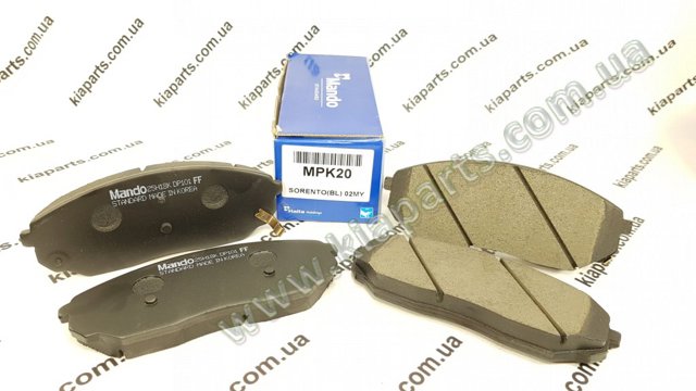 Колодки передні MPK20 MANDO