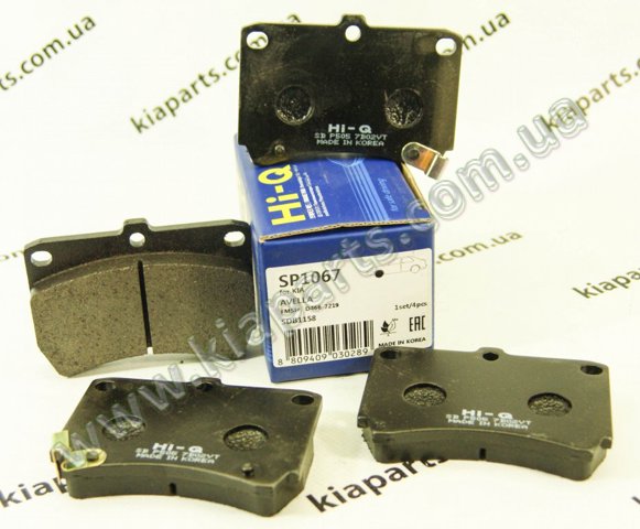 Колодки передні SP1067 SANGSIN