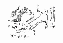 Переднє праве крило KB7W52111 MAZDA