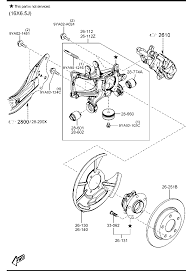 Захист гальмівного диска заднього, правого KD4526261 MAZDA