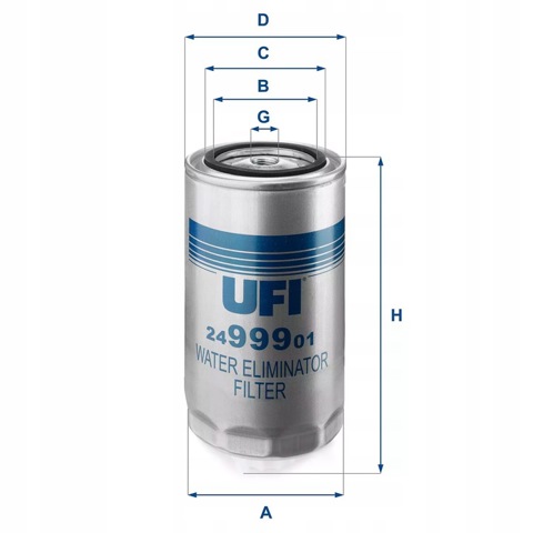 Фільтр палива 2499901 UFI