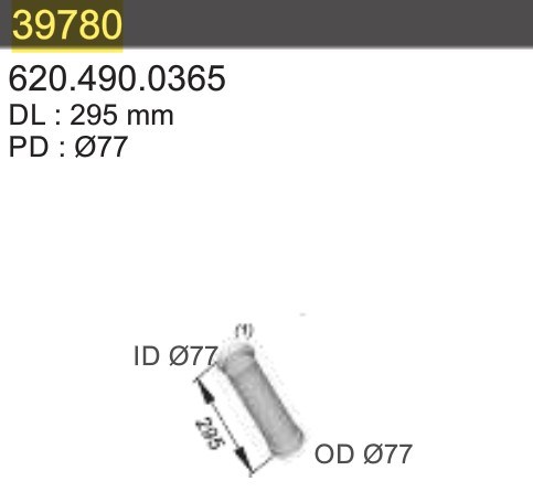 Гофра глушника 39780 HOBI