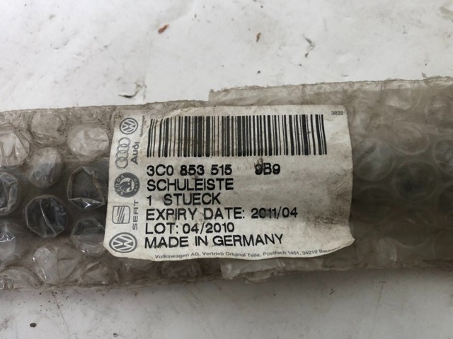 Молдинг передньої лівої двері, верхній 3C08535159B9 VAG