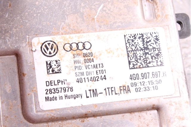 Блок розпалювання, ксенон 4G0907697H VAG