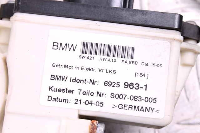 Склопідйомник передньої лівої двері 51333448249 BMW