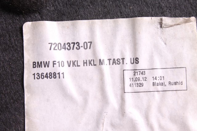 Облицювання багажника п'ятих дверей 51497204373 BMW