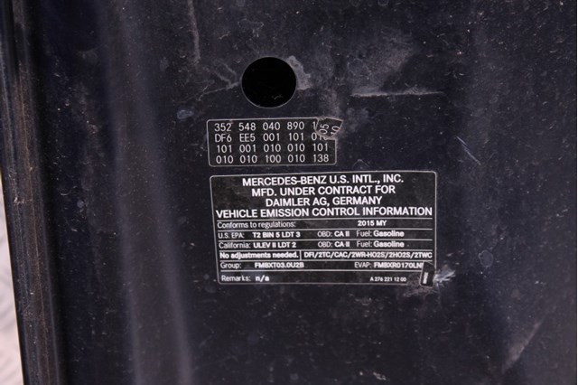 Капот A1668800457 MERCEDES
