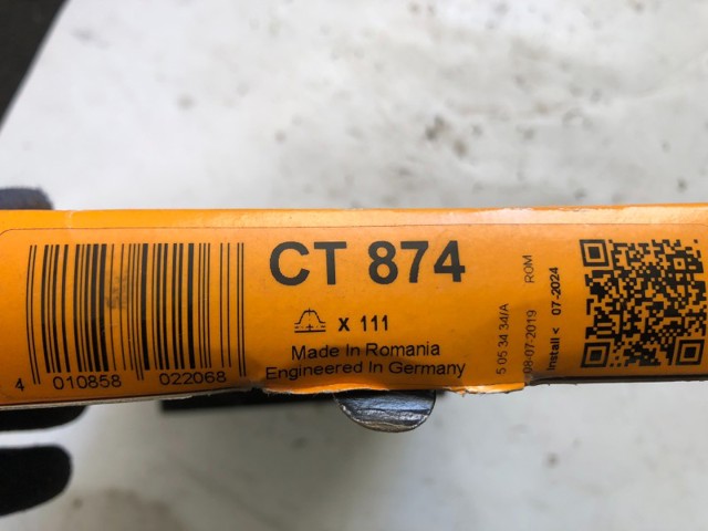 ГРМ ремінь CT874 GM