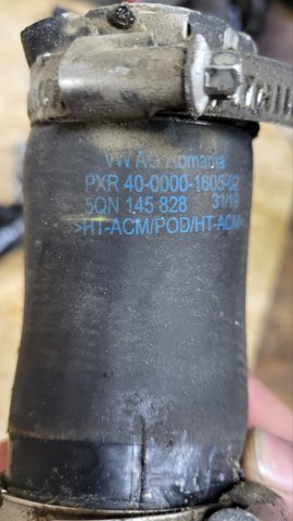Трубка, що нагнітається 5QN145828 VAG