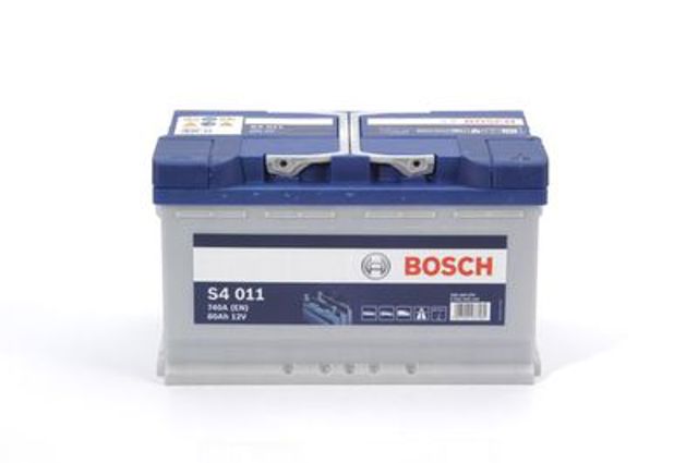 Акумулятор bosch s4 silver 80ah, en 740 правий "+" 315x175x190 (дхшхв) 0 092 S40 110