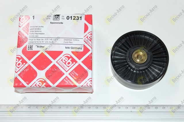 Ролик натяжителя ременя агрегатів 01231 FEBI