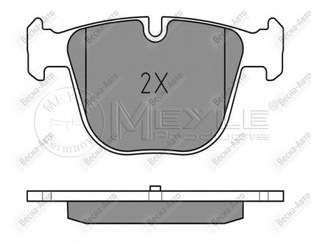 Задні колодки 0252373017 MEYLE