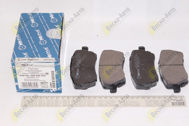 Тормозні колодки 0252397317 MEYLE