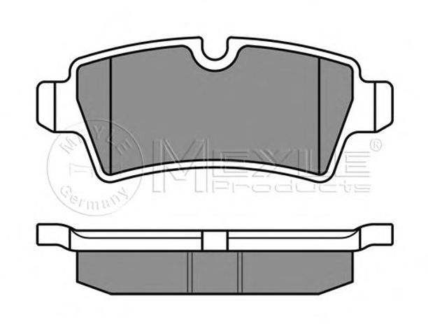Задні колодки 0252428917 MEYLE