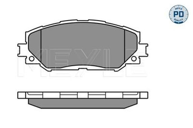 Колодки передні 0252433617PD MEYLE