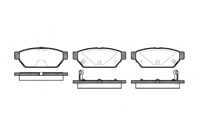 Bosch mitsubishi гальмівні колодки задн,carisma 95- 0440.02