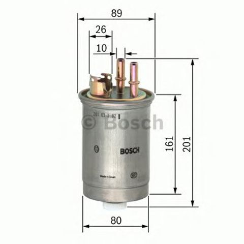 Фільтр тонкого очищення палива 0450906376 BOSCH