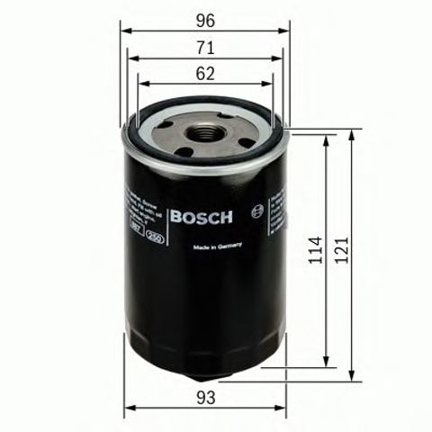 Фільтр масла 0451103028 BOSCH